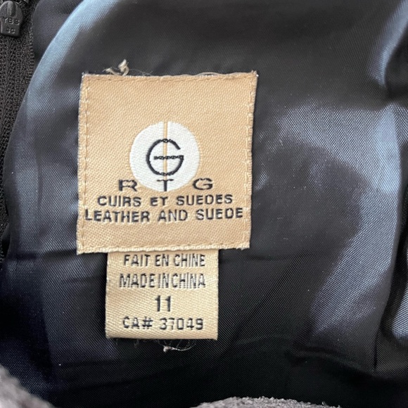 RTG Leather Black Leather Skirt size 11 - Picture 7 of 7